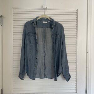 New York & Company Women's Blue Jean Jacket